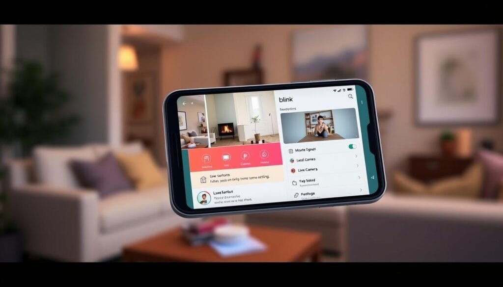 Blink Mobile Security App Interface Blink Mobile Security App Interface