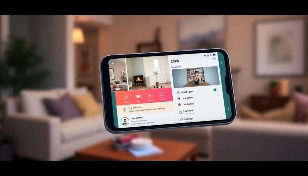 Blink Mobile Security App Interface Blink Mobile Security App Interface