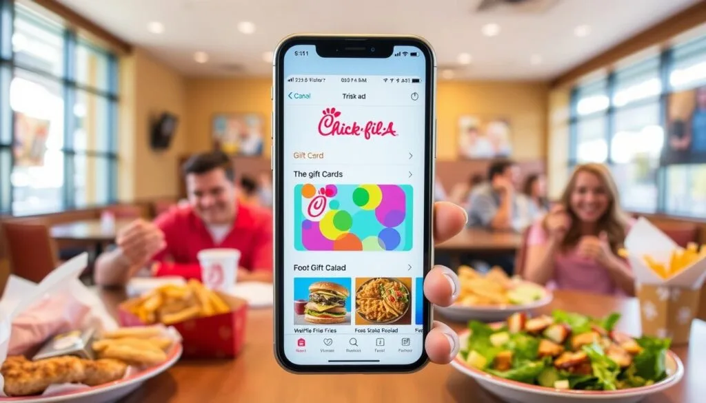 Chick-fil-A Mobile App Gift Card Integration